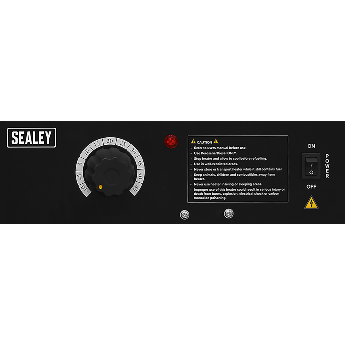 Sealey Space Warmer® Kerosene/Diesel Heater with Wheels 205,000Btu/hr AB2050