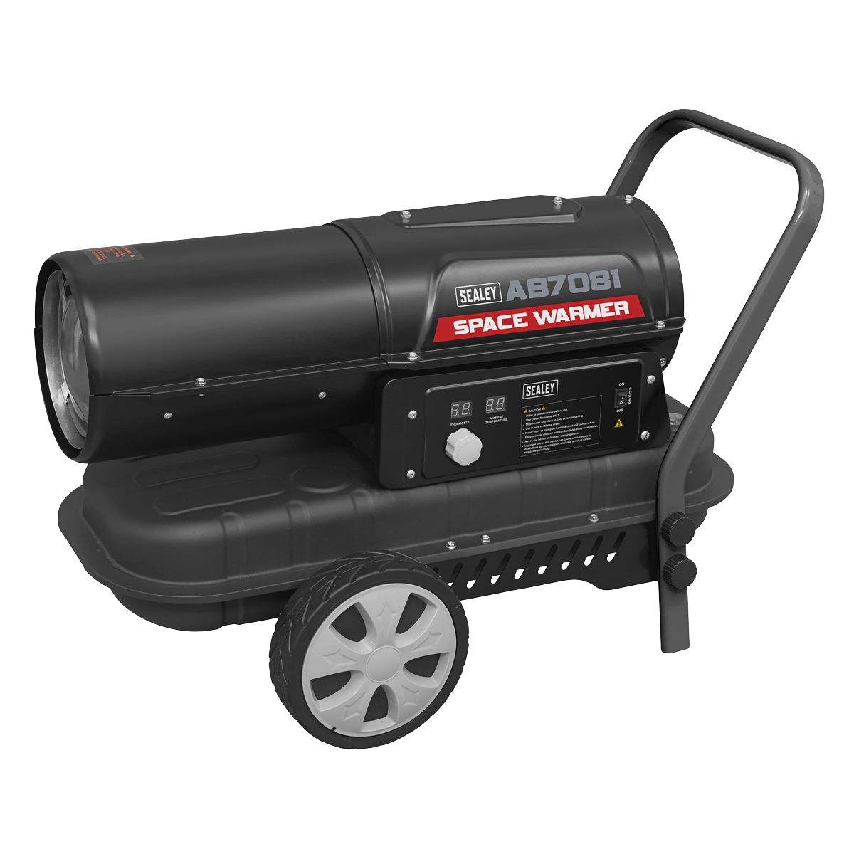 Sealey Space Warmer® Kerosene/Diesel Heater with Wheels 70,000Btu/hr AB7081