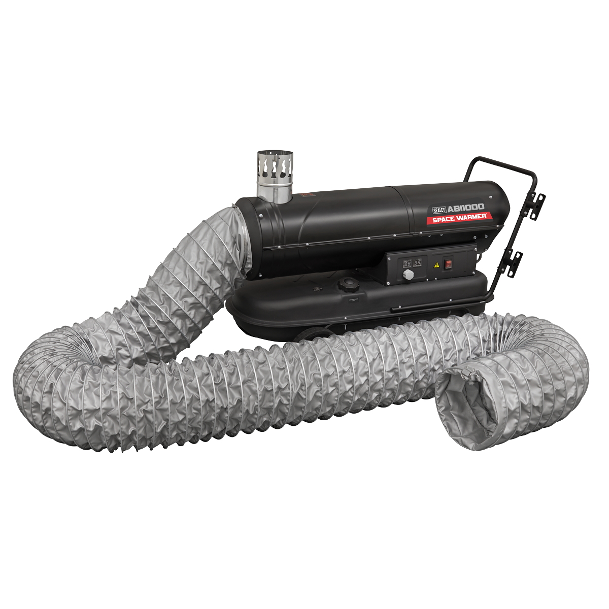 Sealey Space Warmer® Indirect Kerosene/Diesel Heater 102,000Btu/hr with 5M Ducting ABI1000COMBO