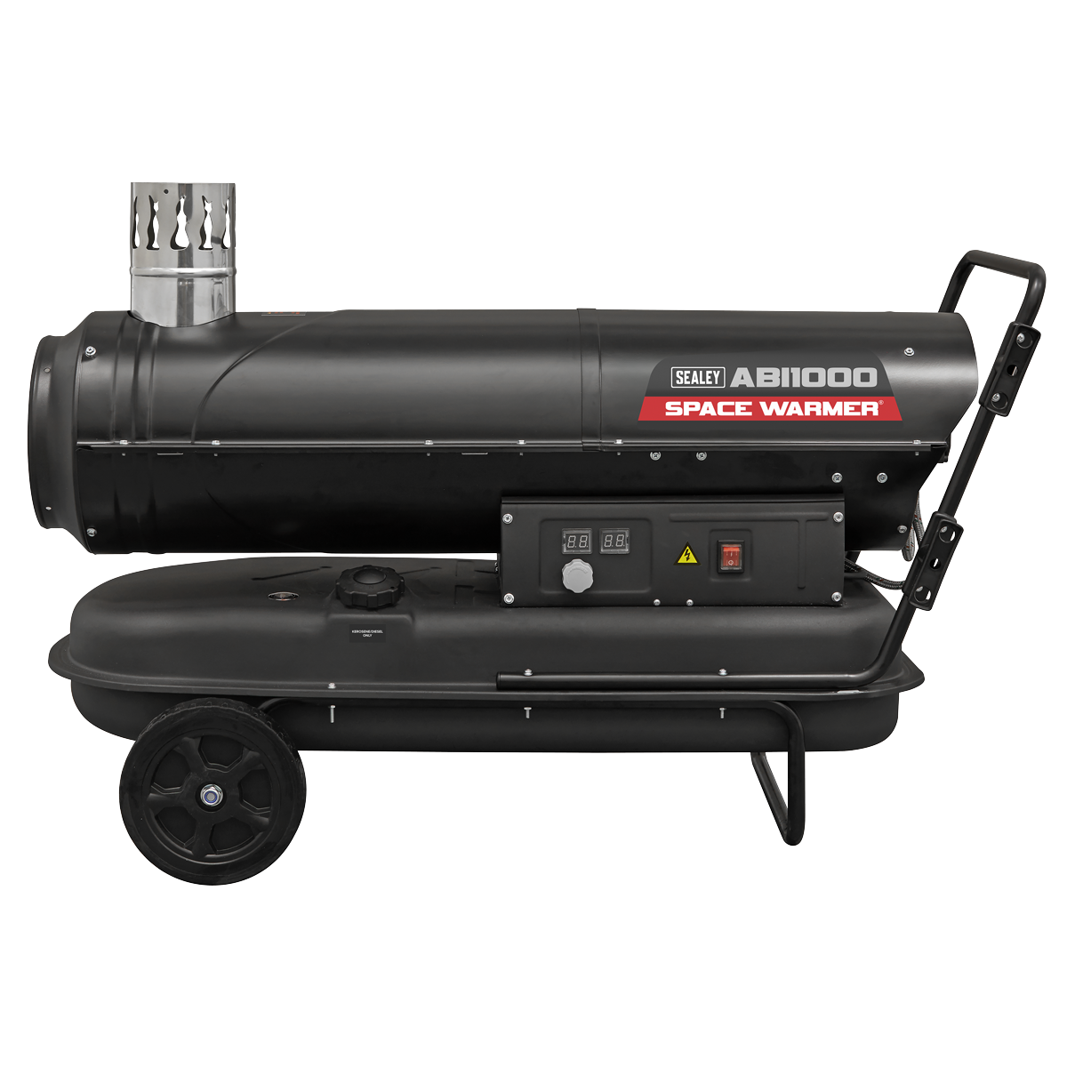 Sealey Space Warmer® Indirect Kerosene/Diesel Heater with Wheels 102,000Btu/hr ABI1000