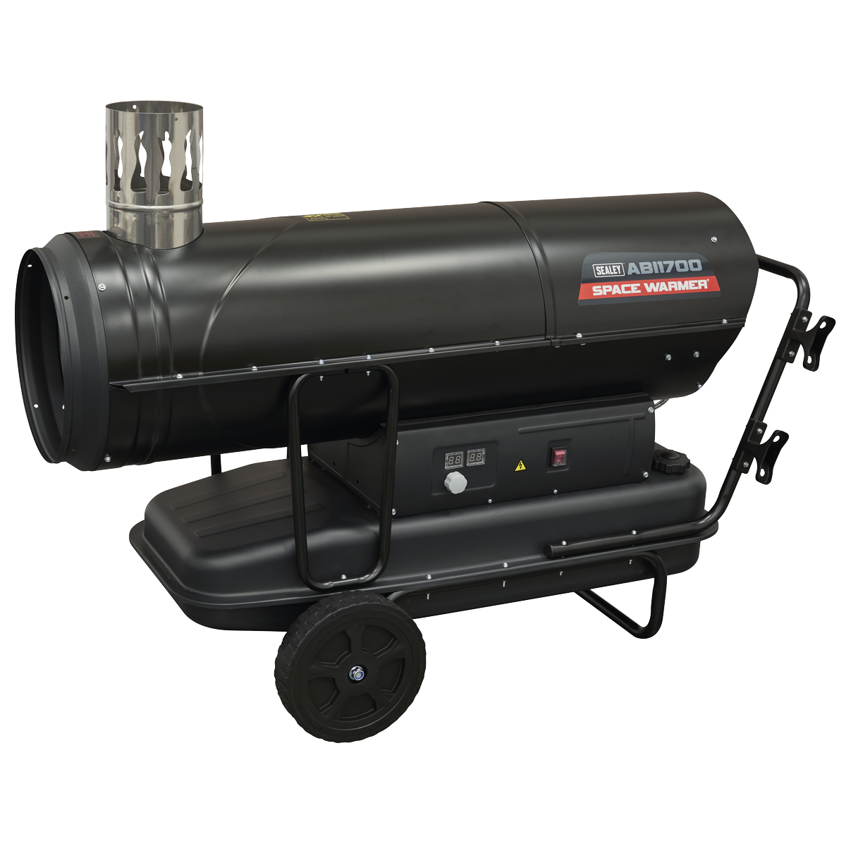 Sealey Space Warmer® Indirect Kerosene/Diesel Heater with Wheels 170,000Btu/hr ABI1700