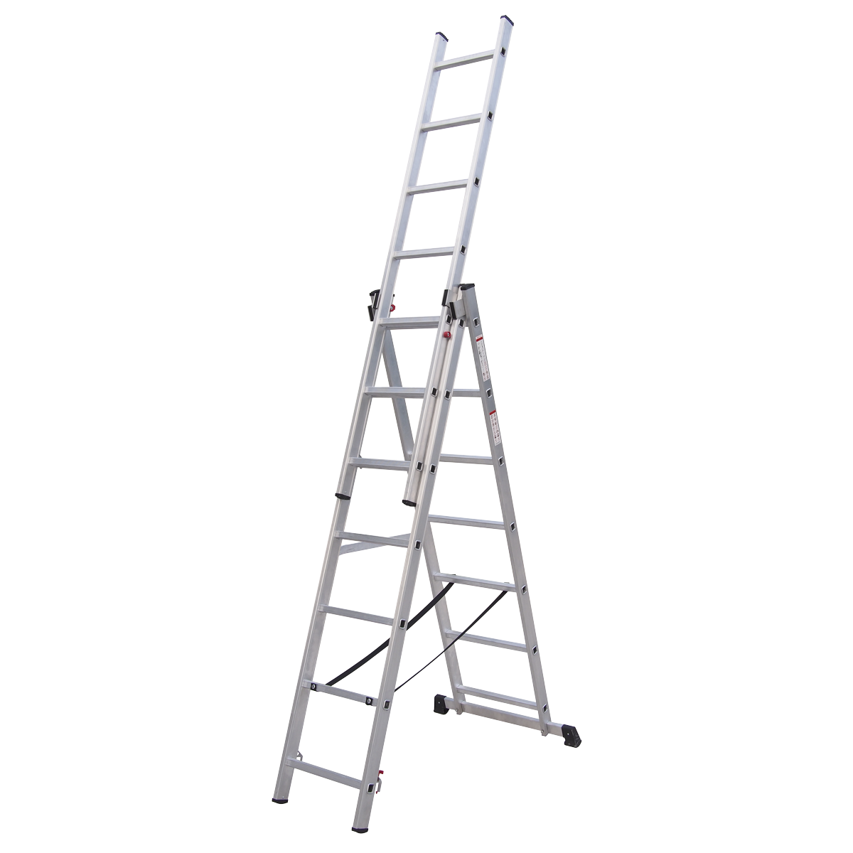 Sealey Extension Combination Ladder 3 x 7 Aluminium - EN 131 ACL307