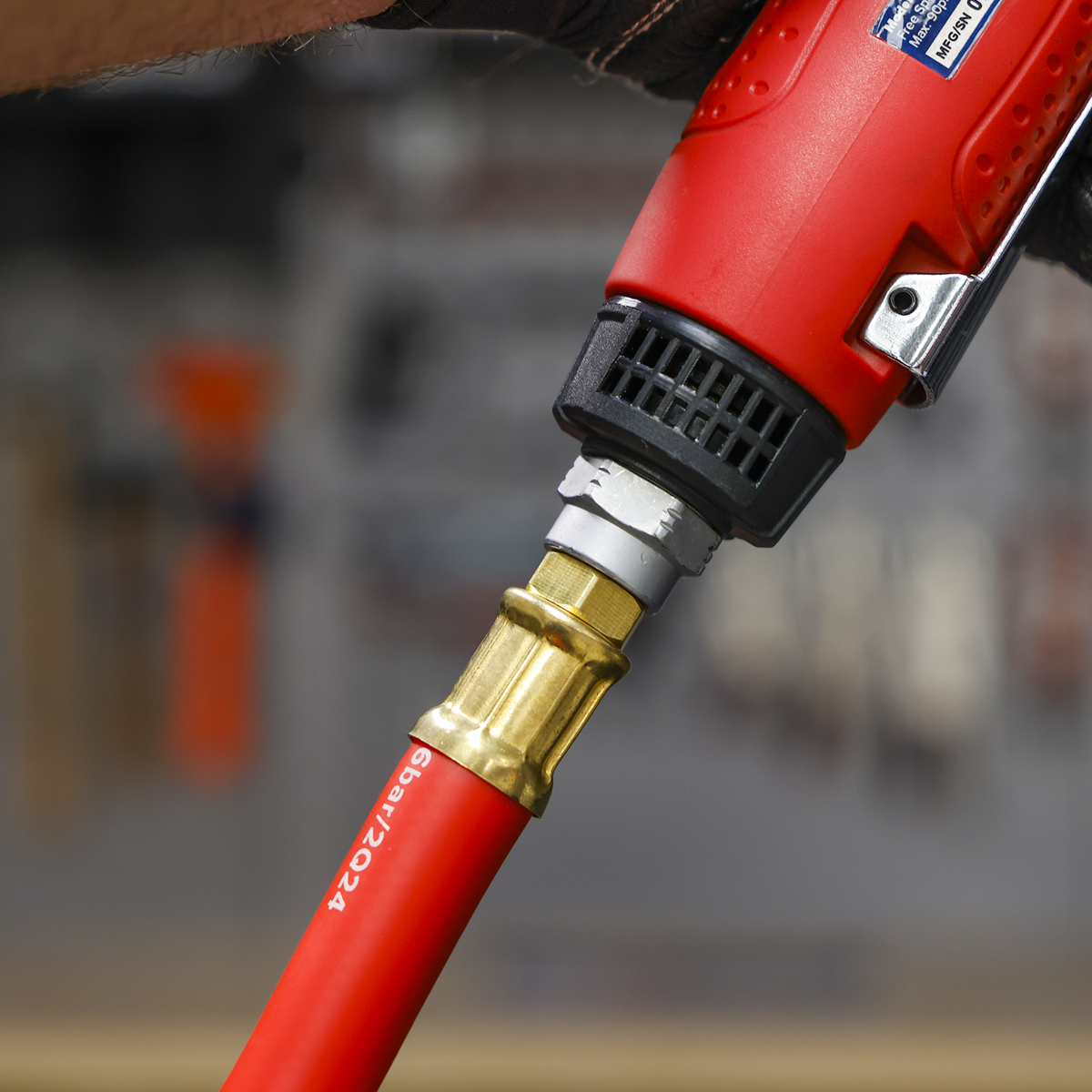 Sealey Air Hose with 1/4"BSP Unions 10m x 10mm AHC1038