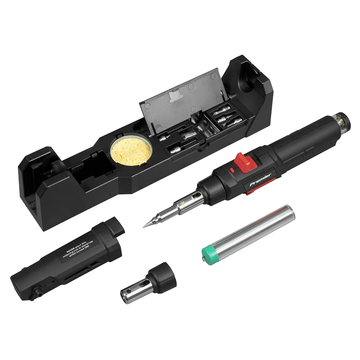 Sealey Butane Soldering Iron Kit 3-in-1 Quick Release AK2976