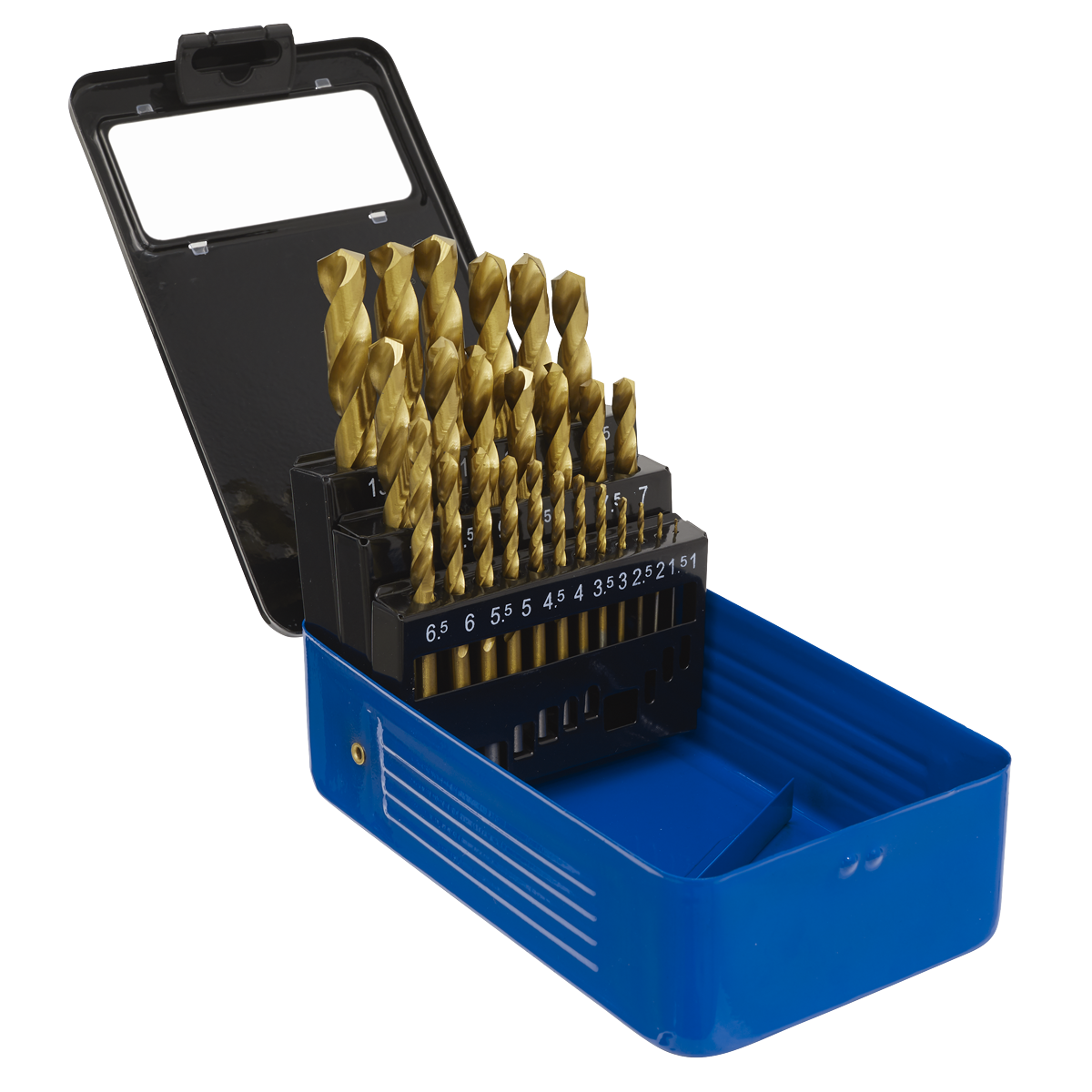 Sealey HSS Fully Ground Drill Bit Set 25pc - DIN 338 AK4725