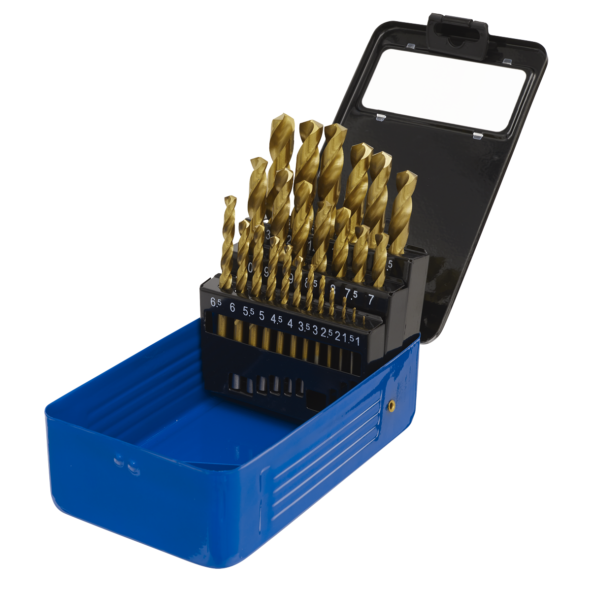 Sealey HSS Fully Ground Drill Bit Set 25pc - DIN 338 AK4725