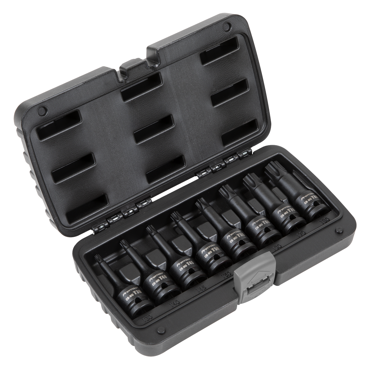 Sealey Premier TRX-Star* Impact Socket Bit Set 1/2"Sq Drive 8pc AK5602