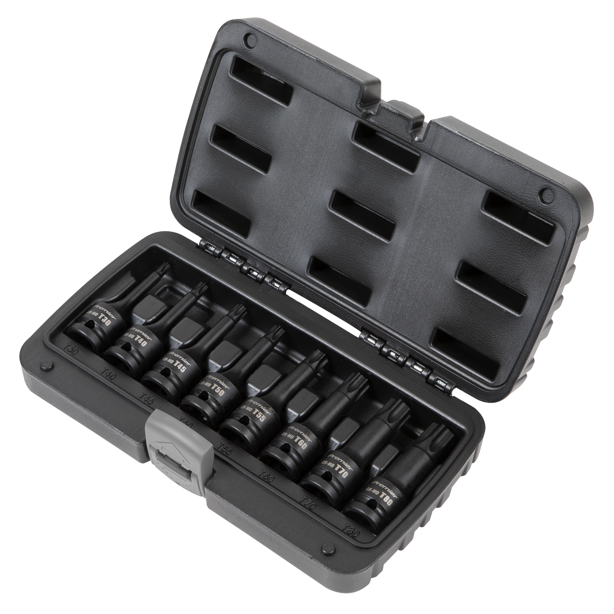 Sealey Premier TRX-Star* Impact Socket Bit Set 1/2"Sq Drive 8pc AK5602
