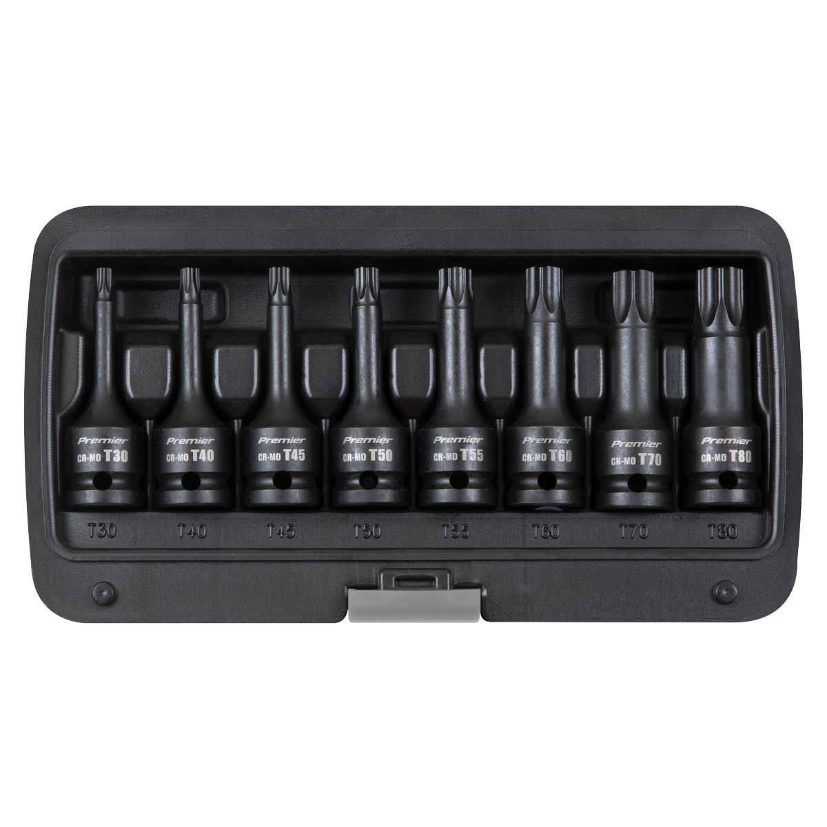 Sealey Premier TRX-Star* Impact Socket Bit Set 1/2"Sq Drive 8pc AK5602