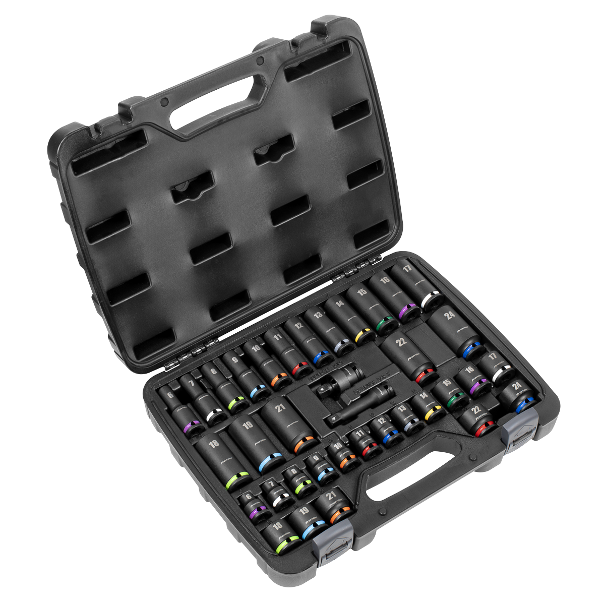 Sealey Premier Impact Socket Set 3/8"Sq Drive 36pc AK5633M