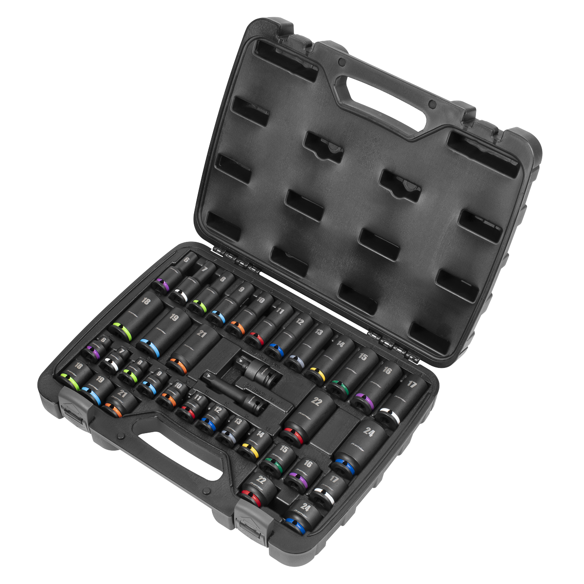 Sealey Premier Impact Socket Set 3/8"Sq Drive 36pc AK5633M