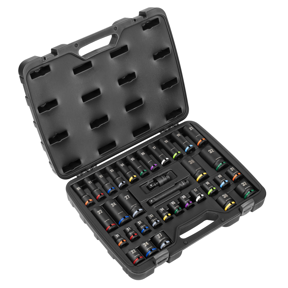 Sealey Premier Impact Socket Set 1/2"Sq Drive 34pc AK5635M