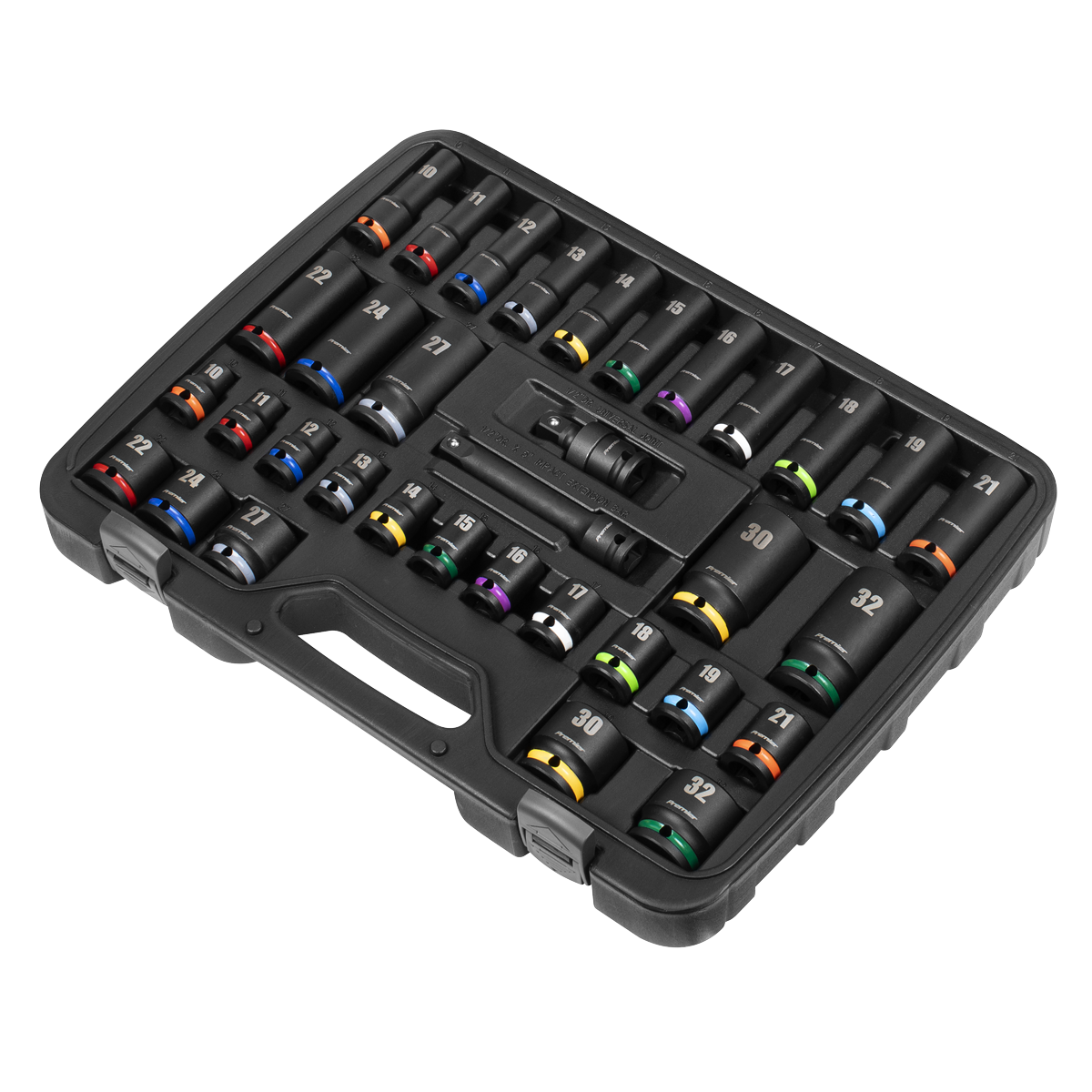 Sealey Premier Impact Socket Set 1/2"Sq Drive 34pc AK5635M