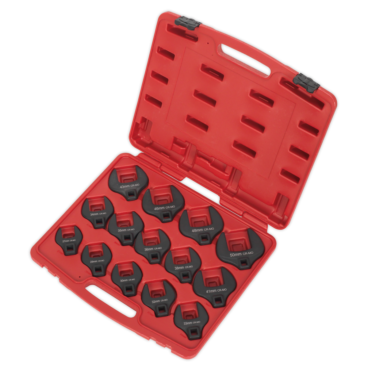 Sealey Premier Crow's Foot Spanner Set 1/2"Sq Drive 14pc AK59831