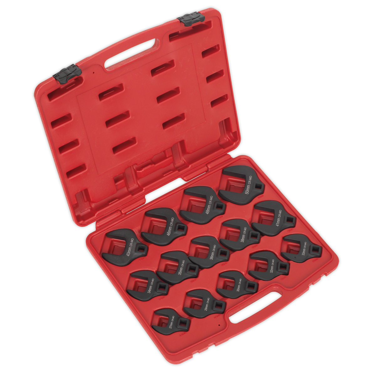 Sealey Premier Crow's Foot Spanner Set 1/2"Sq Drive 14pc AK59831