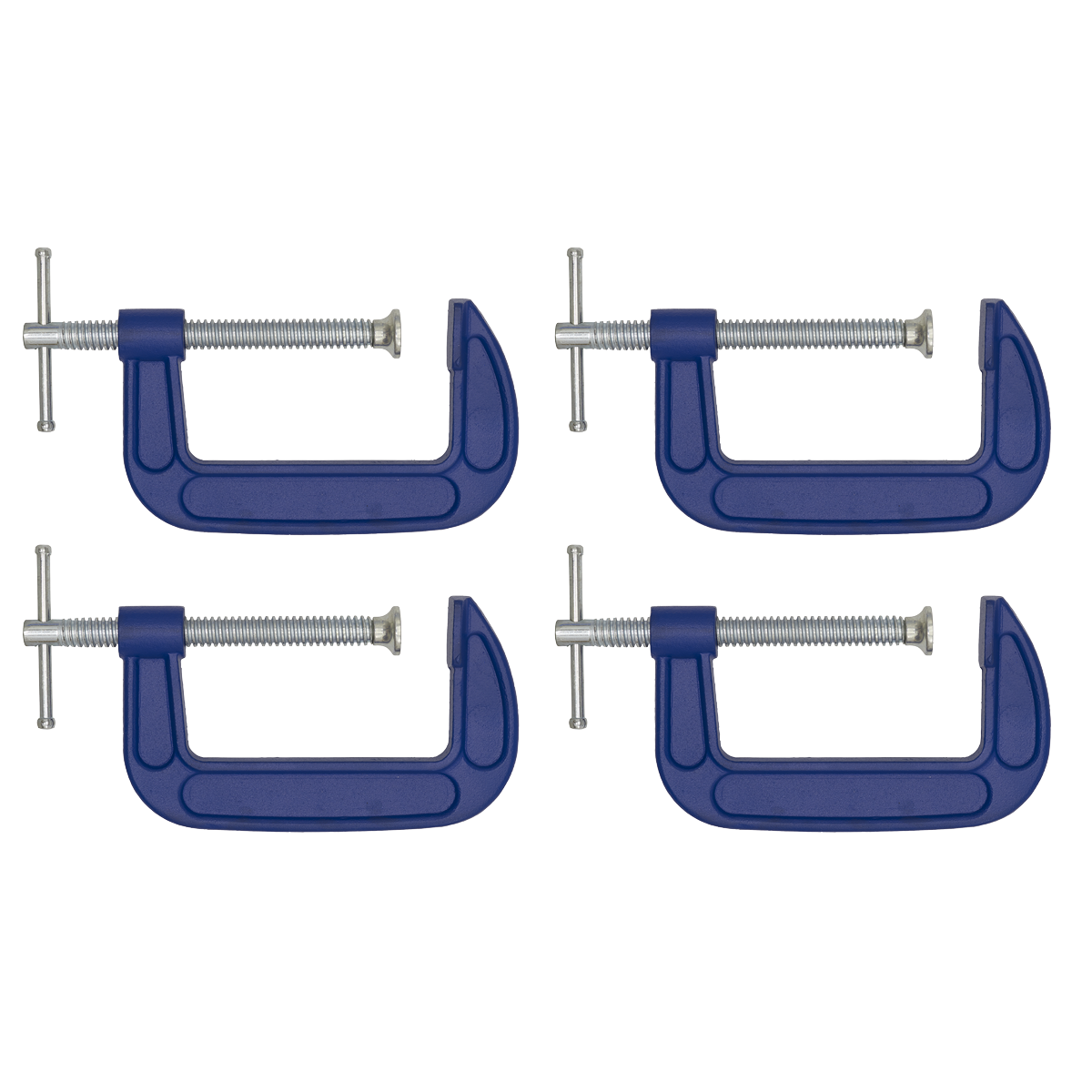 Sealey G-Clamp Set 100mm 4pc AK60044