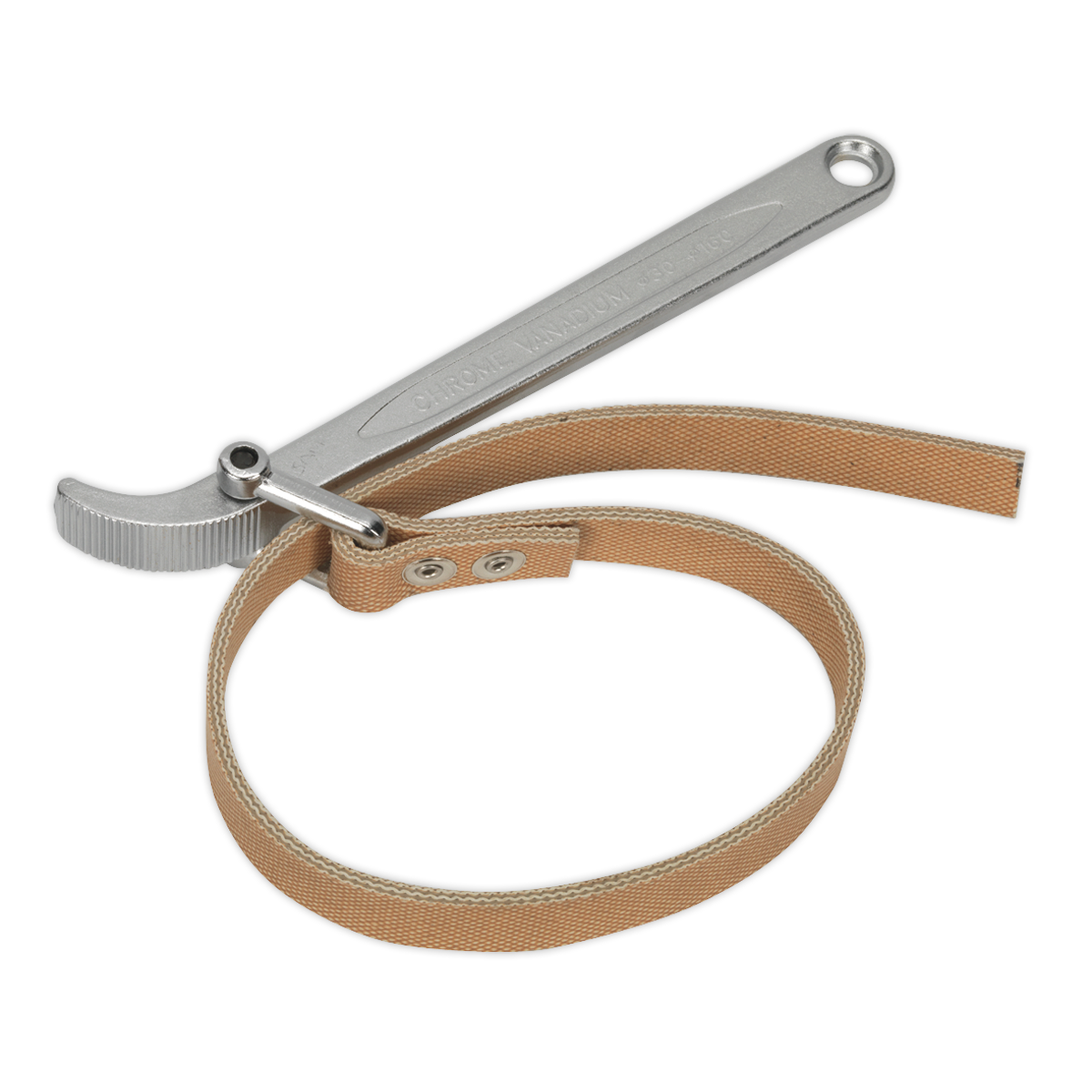 Sealey Oil Filter Strap Wrench 60-140mm Capacity AK6404