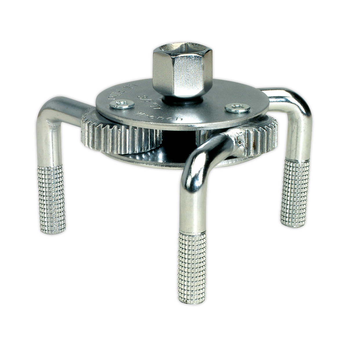 Sealey Oil Filter Claw Wrench 3/8" & 1/2"Sq Drive 65-110mm Capacity AK643