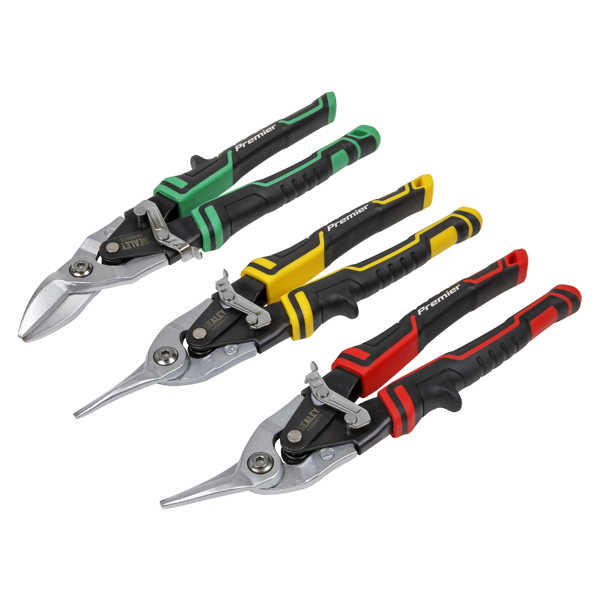 Sealey Premier High Leverage Aviation Tin Snip Set 3pc AK69073