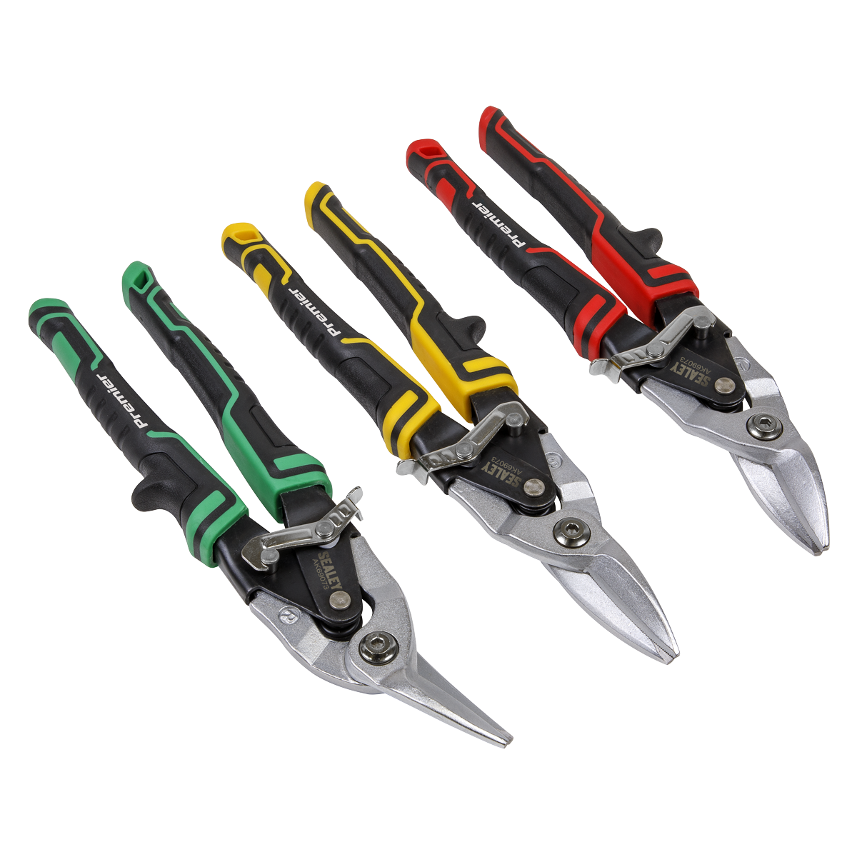 Sealey Premier High Leverage Aviation Tin Snip Set 3pc AK69073