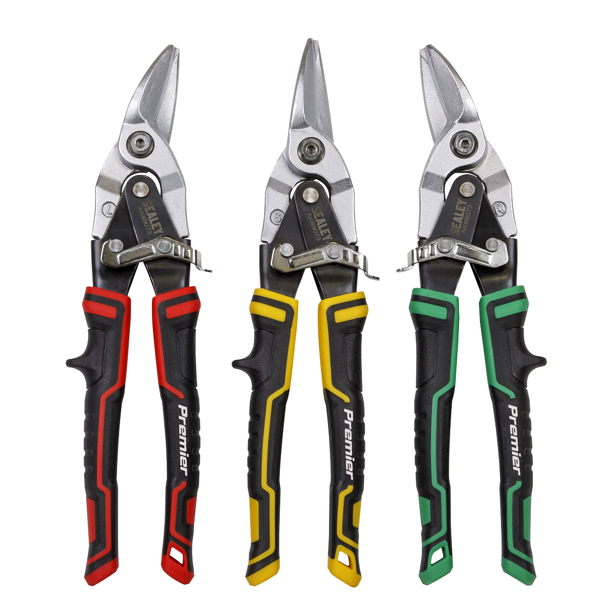Sealey Premier High Leverage Aviation Tin Snip Set 3pc AK69073