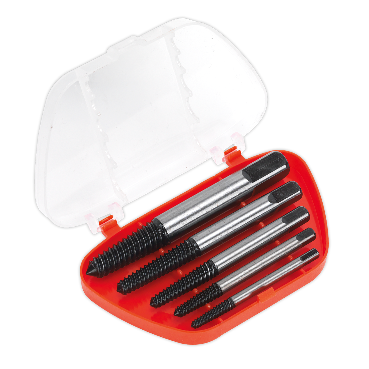 Sealey Helix Type Screw Extractor Set 5pc AK722