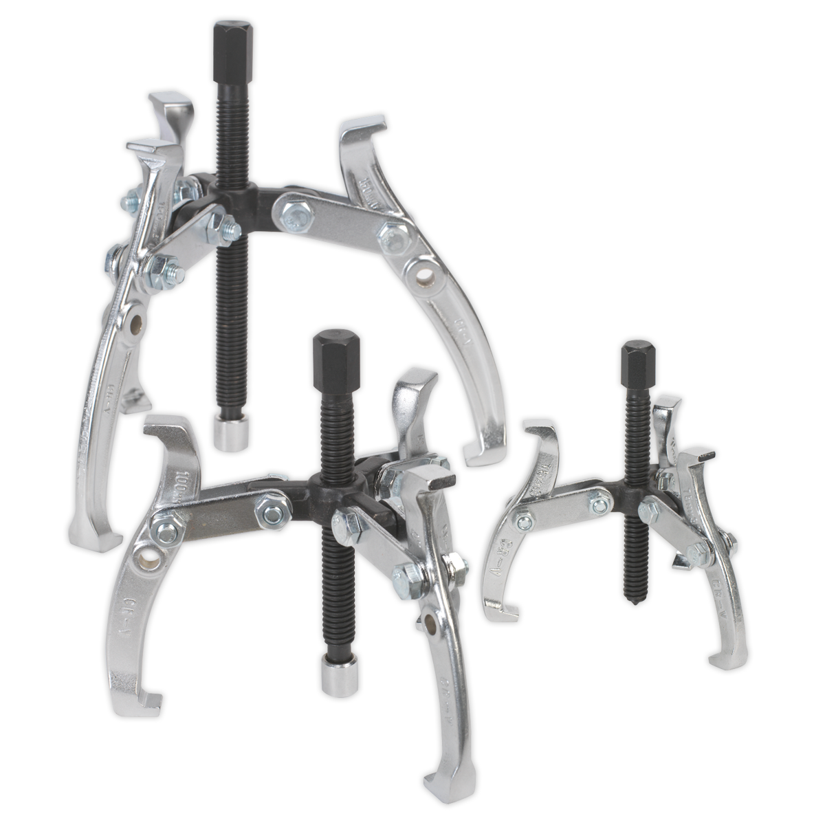 Sealey Reversible Triple Leg Puller Set 3pc AK78