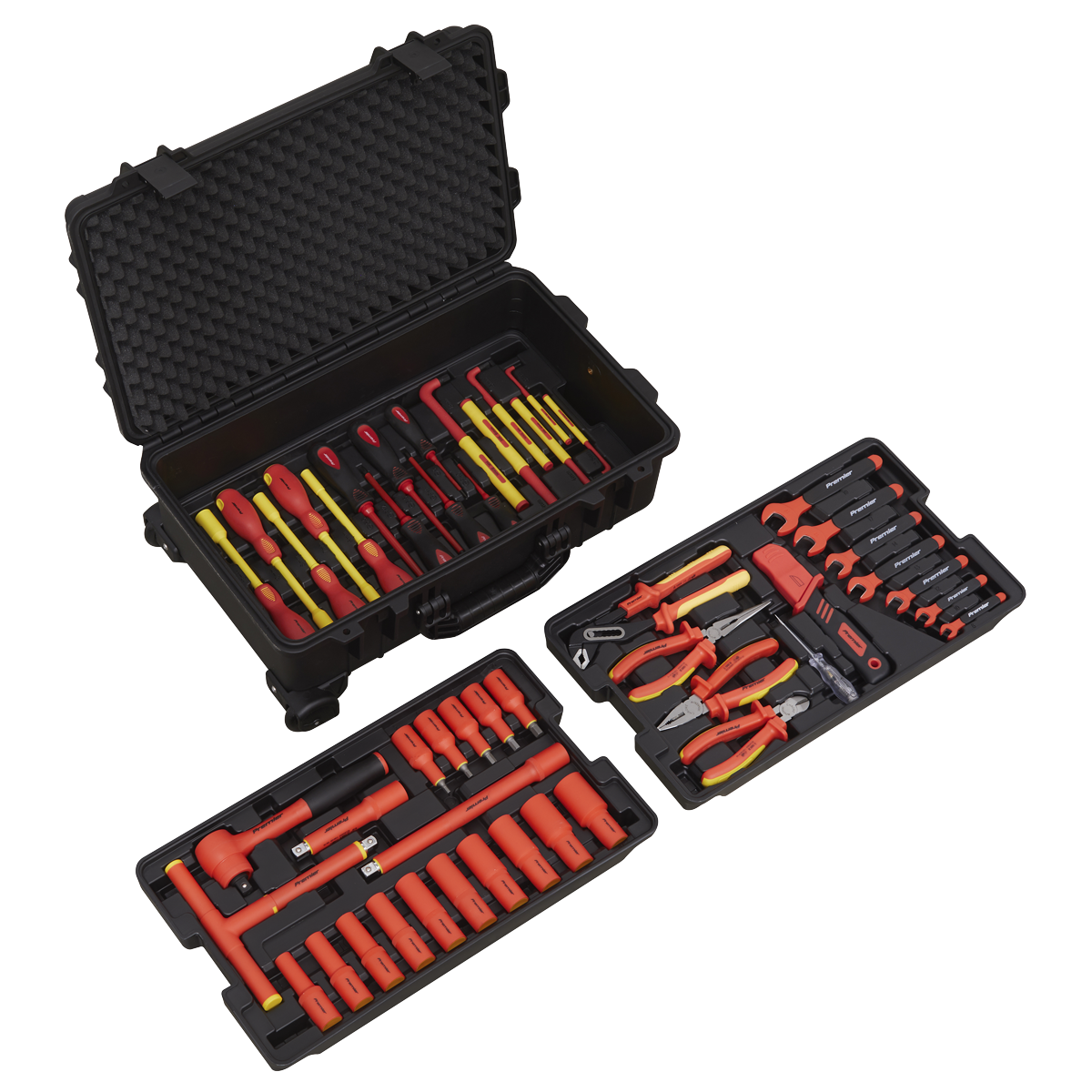 Sealey Premier Insulated Tool Kit 1/2"Sq Drive 1000V 49pc AK7939