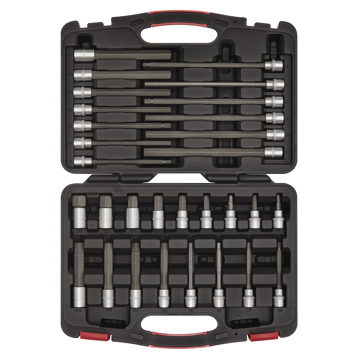 Sealey Premier Platinum Hex Socket Bit Set 3/8"Sq Drive 30pc AK89000