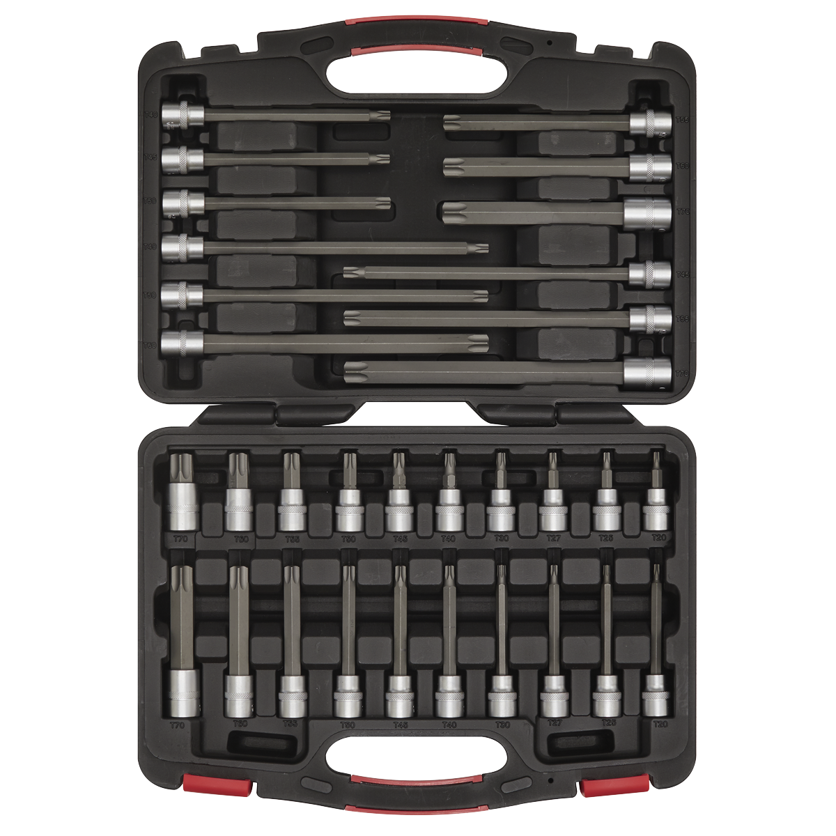 Sealey Premier Platinum TRX-Star* Socket Bit Set 3/8"Sq Drive 32pc AK89001