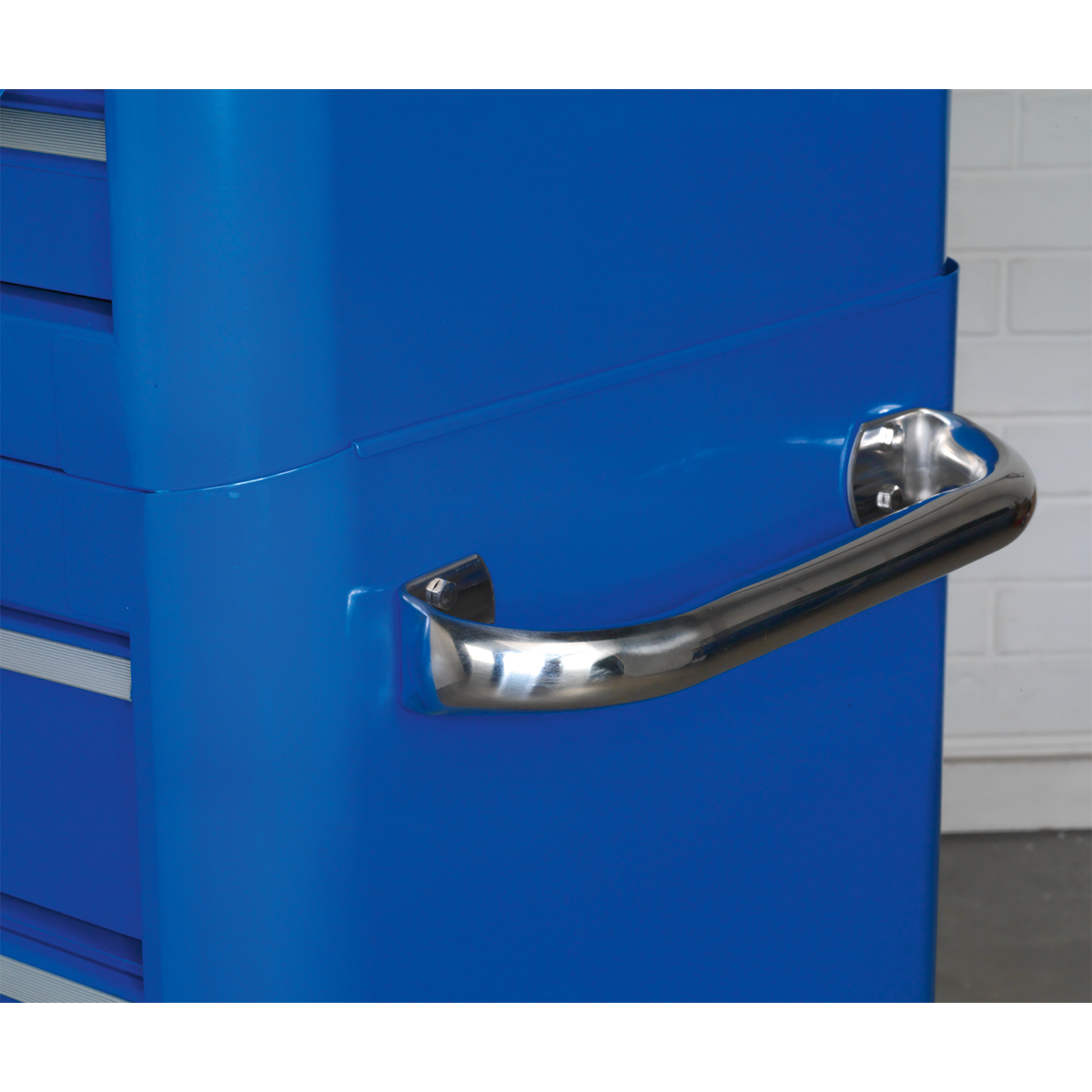 Sealey Premier™ Retro Style Rollcab 4 Drawer - Blue with White Stripes AP28204BWS