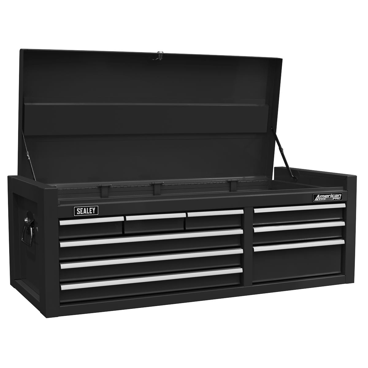Sealey American PRO® Topchest & Rollcab Combination 15 Drawer with 117pc Tool Kit - Black AP41STACKBCOMBO