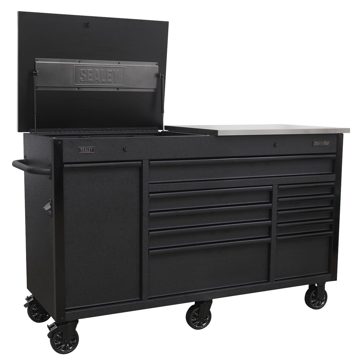 Sealey Superline PRO® Mobile Tool Cabinet with Power Tool Charging Drawer 1600mm AP6310BE