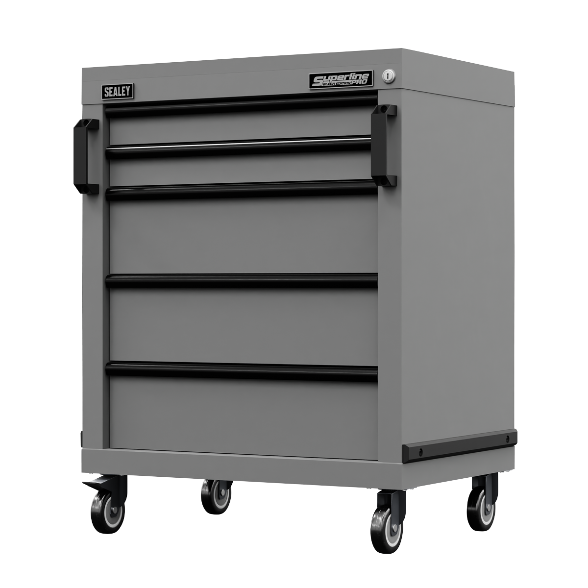 Sealey Superline PRO® Black Edition Modular Mobile Cabinet 5 Drawer 650mm APMS34BE