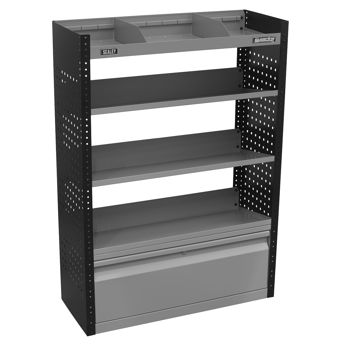 Sealey Superline PRO® Modular Slanted Shelf Van Storage System APMSVCOMBO2