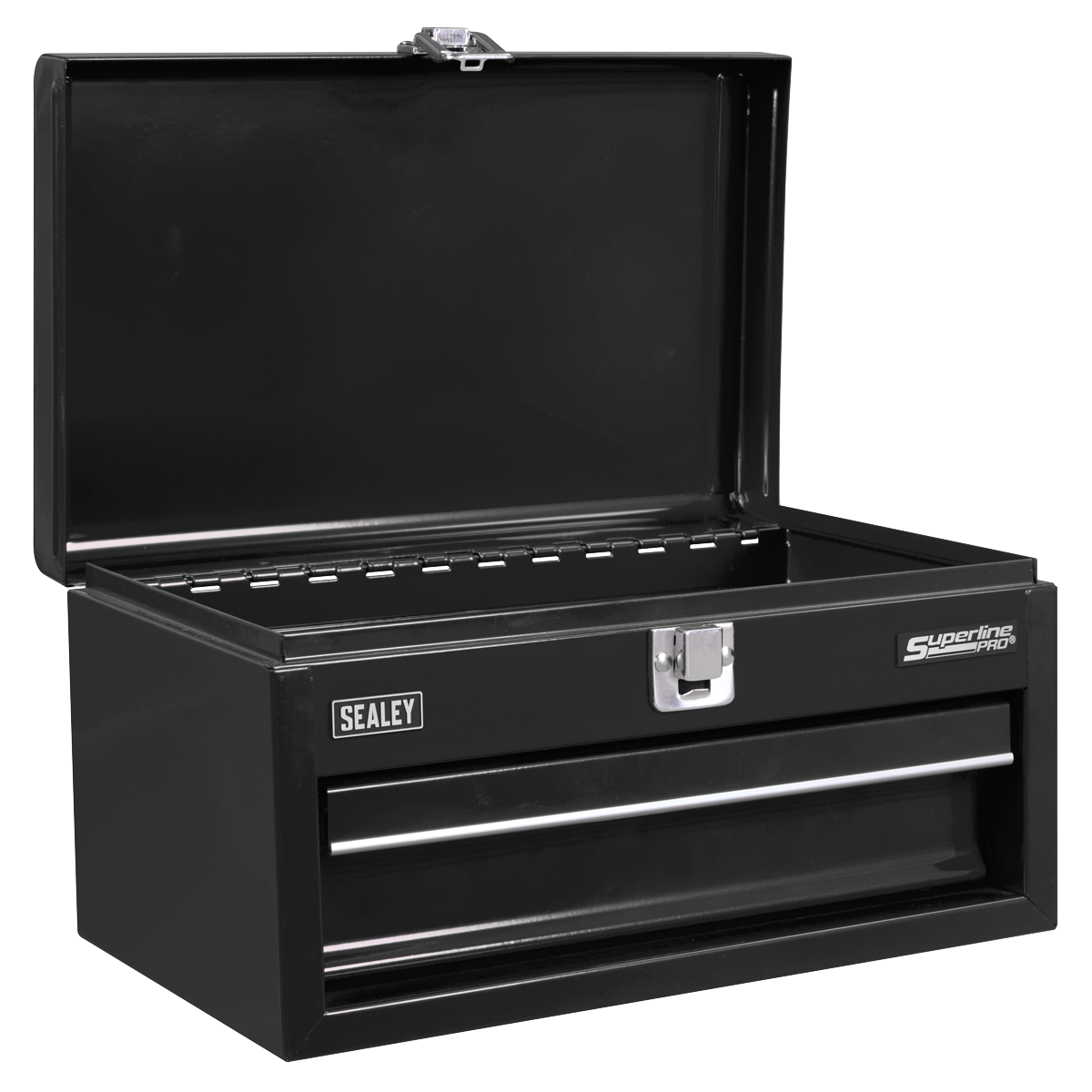 Sealey Superline Pro® Mini Toolbox with Drawer - Black APMTB2