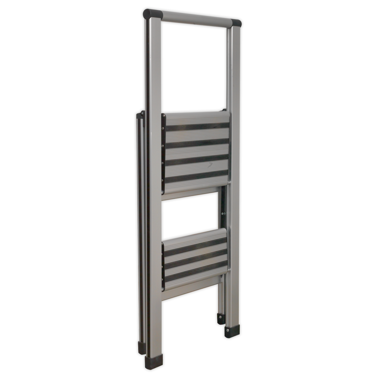 Sealey Professional Folding Step Ladder 2-Step Aluminium 150kg Capacity APSL2