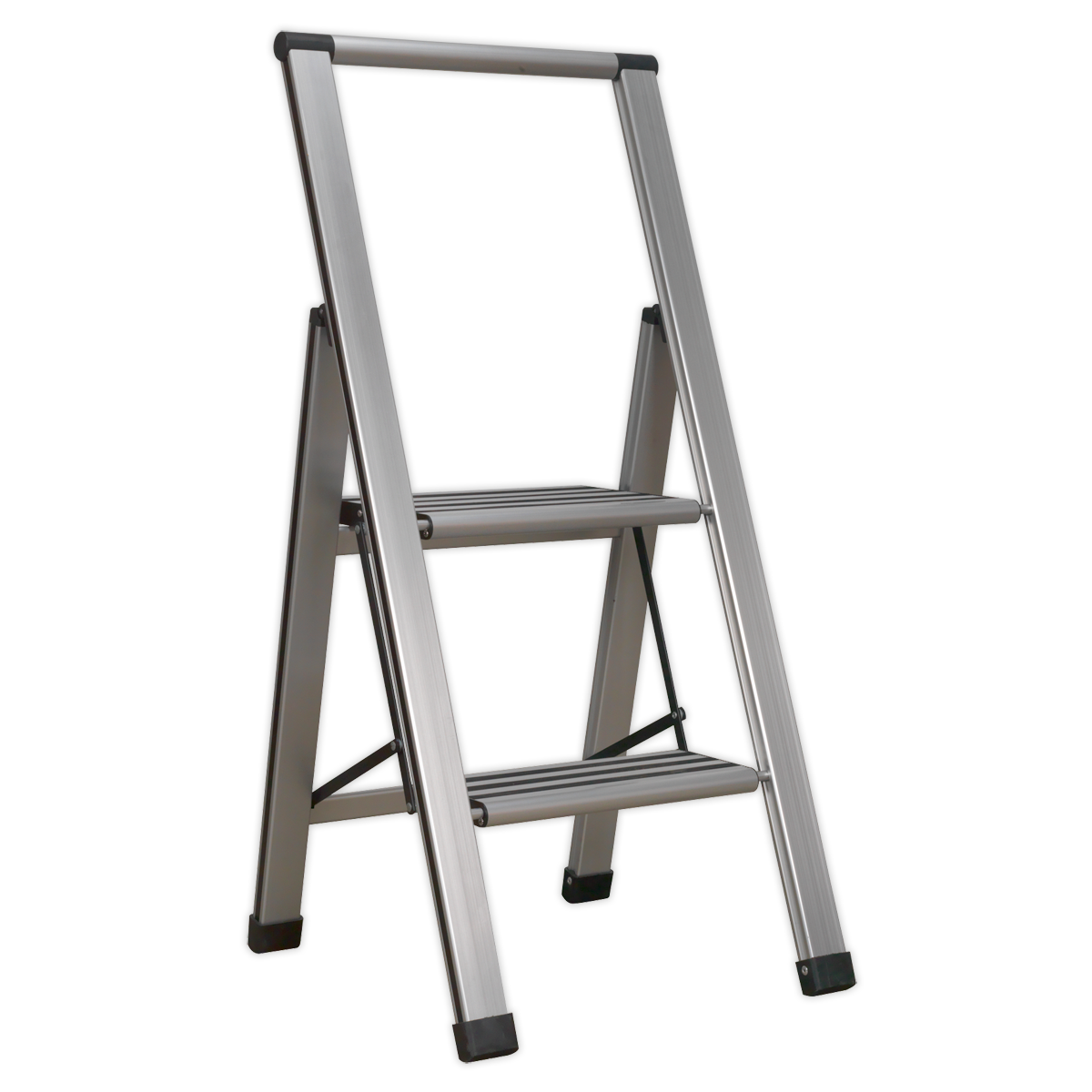 Sealey Professional Folding Step Ladder 2-Step Aluminium 150kg Capacity APSL2