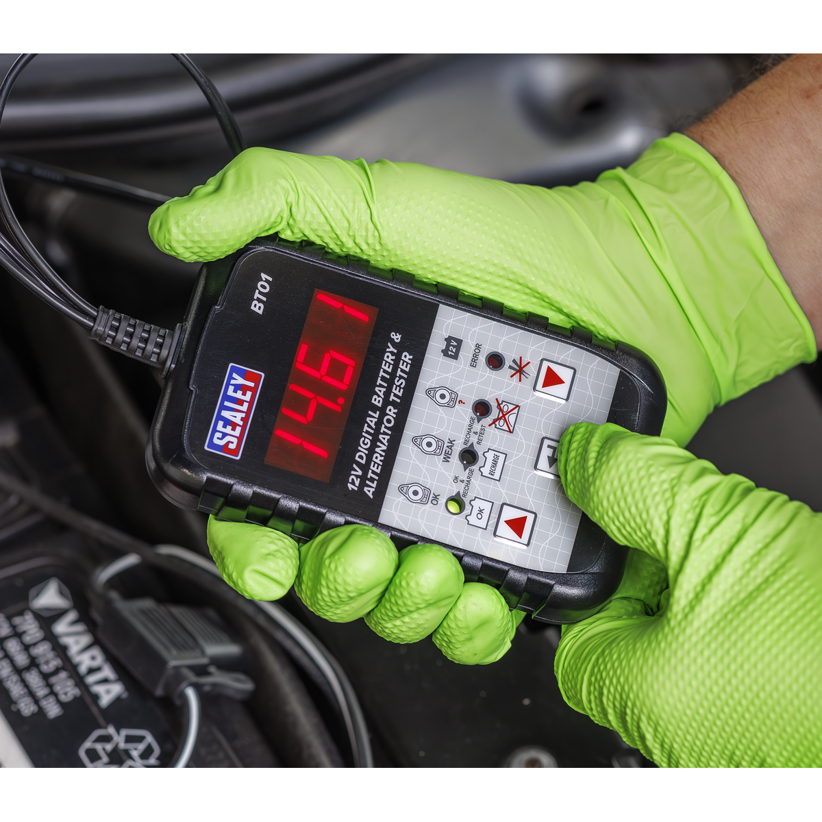 Sealey Digital Battery & Alternator Tester 12V BT01