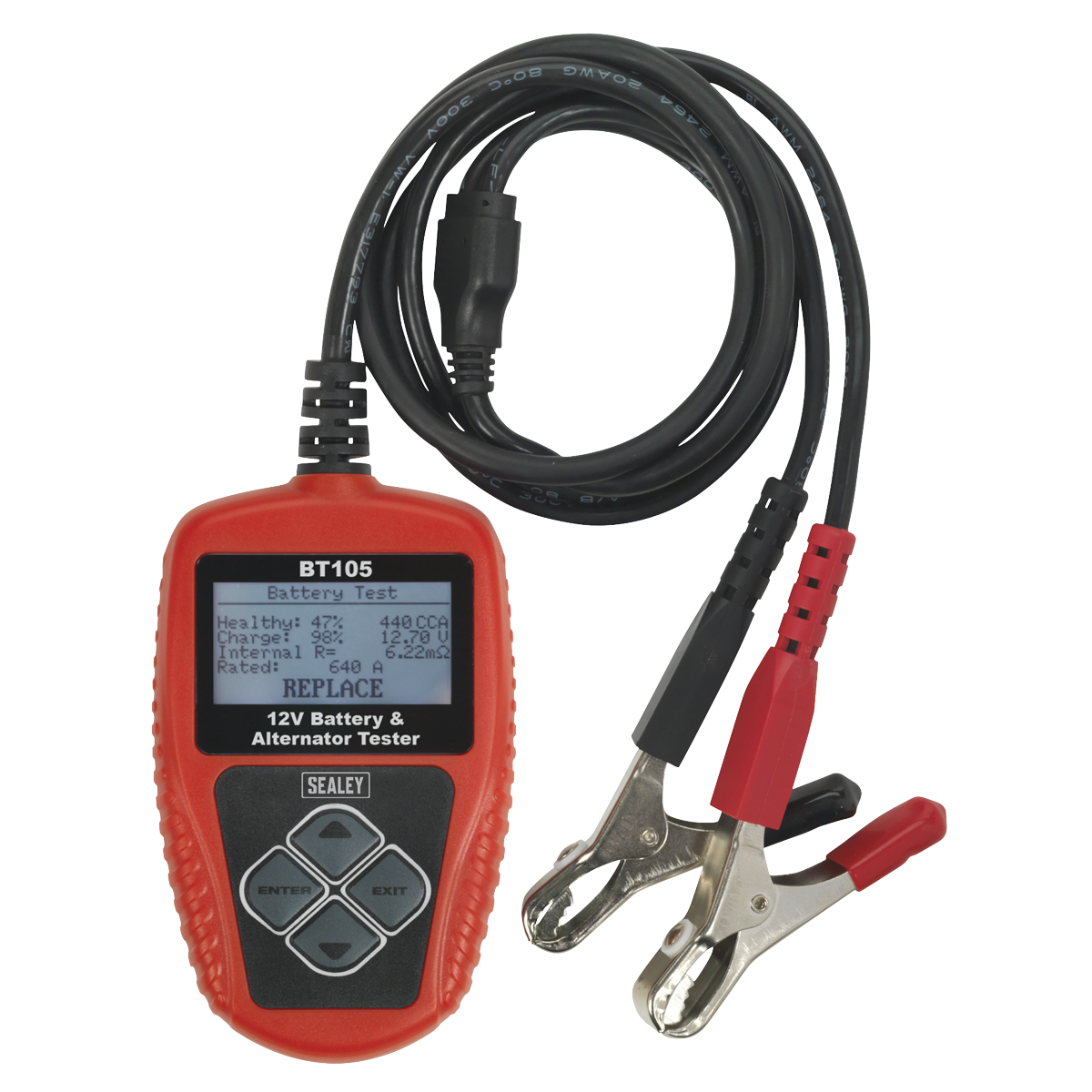 Sealey Digital Battery & Alternator Tester 12V BT105