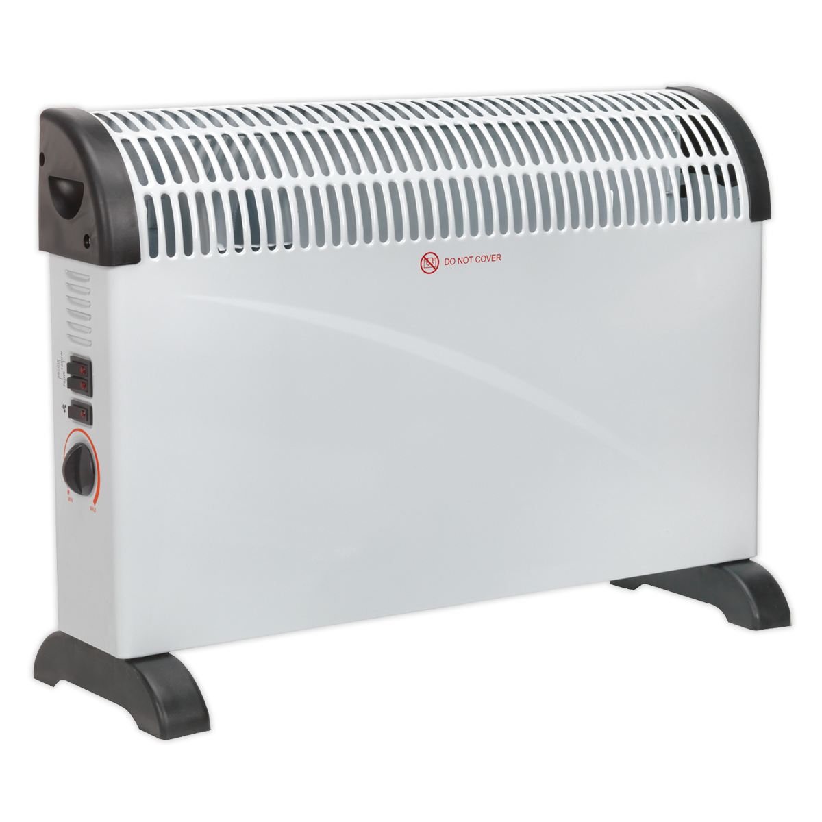 Sealey Convector Heater with 3 Heat Settings Thermostat & Turbo Fan 2000W CD2005T