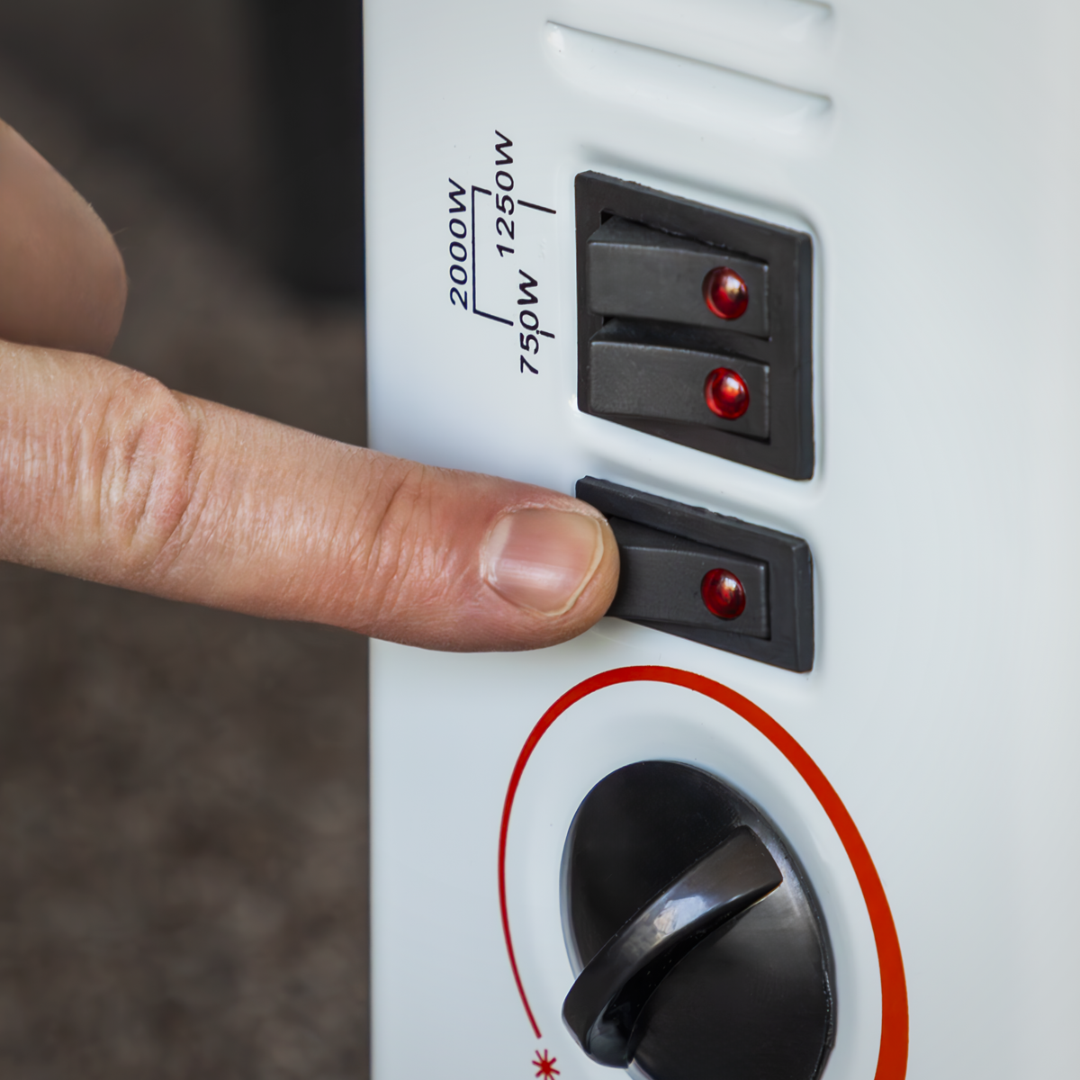 Sealey Convector Heater with Turbo, Timer & Thermostat 2000W/230V CD2005TT