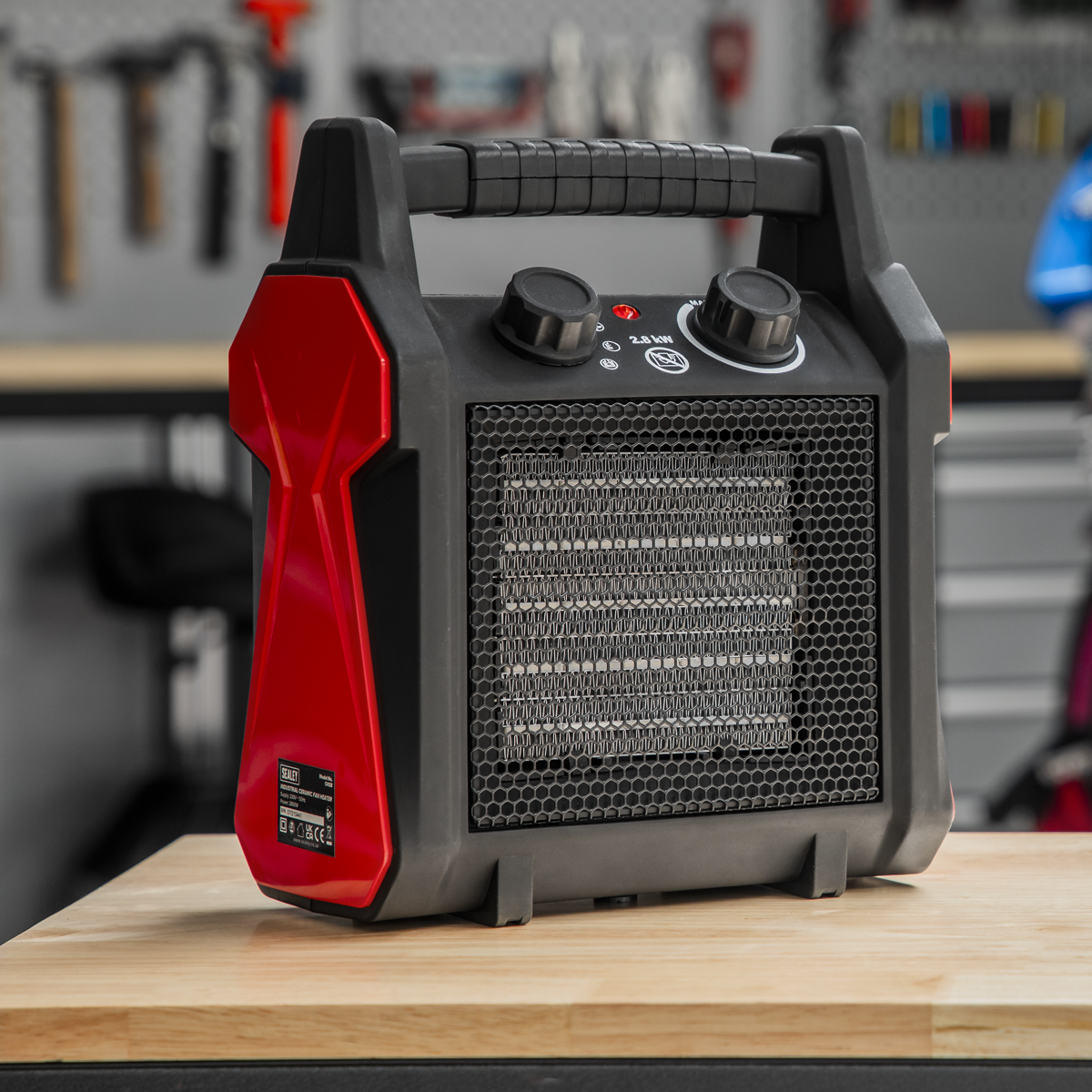 Sealey Industrial Ceramic Fan Heater 2800W/230V CH28
