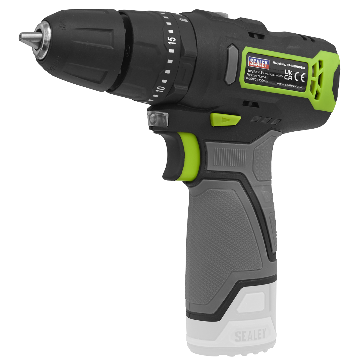 Sealey 5 x SV10.8 Series Cordless Power Tool Kit 10.8V - 2 Batteries CP108VCOMBO8