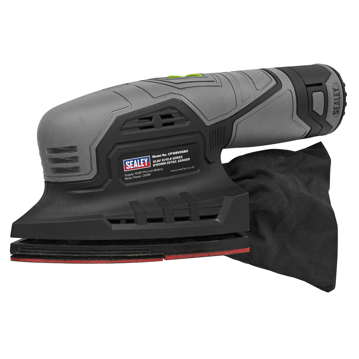 Sealey SV10.8 Series 150mm Cordless Detail Sander 10.8V - Body Only CP108VDSBO