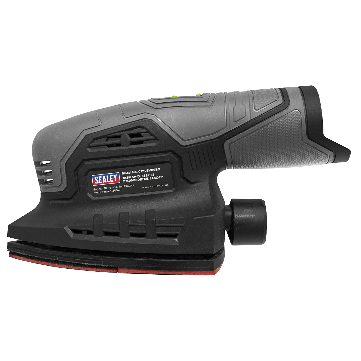 Sealey SV10.8 Series 150mm Cordless Detail Sander 10.8V - Body Only CP108VDSBO