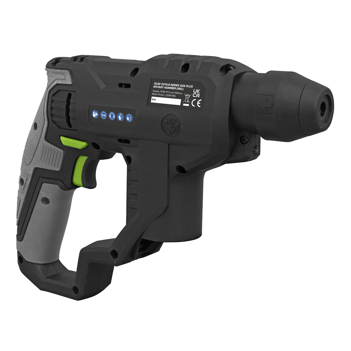 Sealey SV10.8 Series Cordless SDS Plus Rotary Hammer Drill 10.8V - Body Only CP108VSDSBO