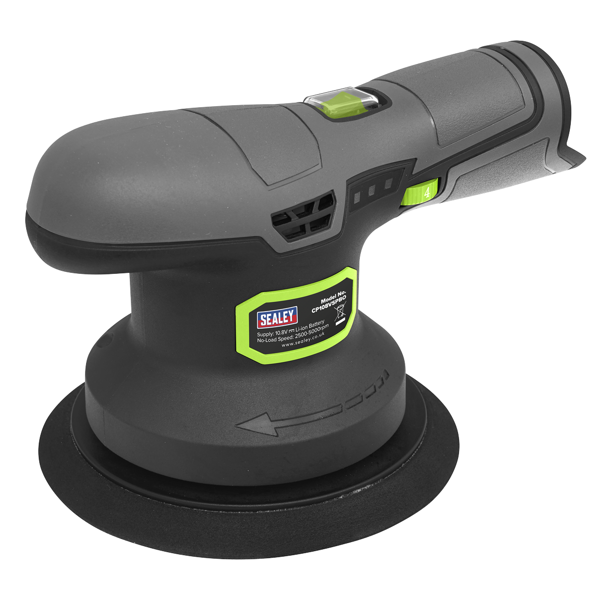 Sealey SV10.8 Series 150mm Cordless Dual Action Sander/Polisher Kit 10.8V 2Ah CP108VSP
