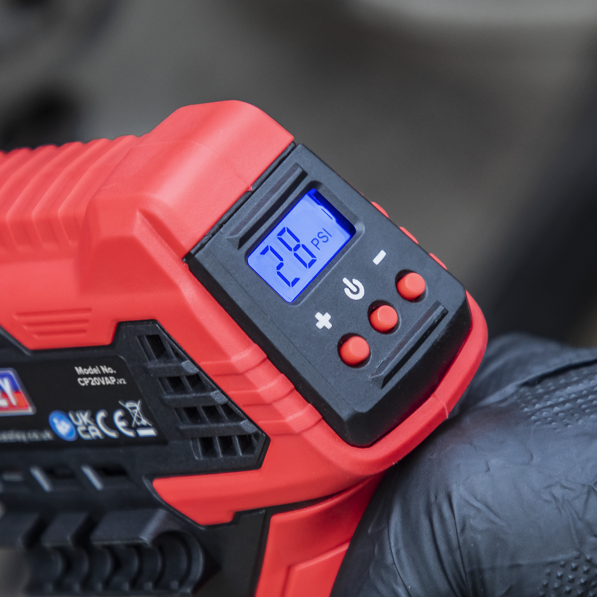 Sealey SV20 Series Cordless Tyre Inflator 20V - Body Only CP20VAP