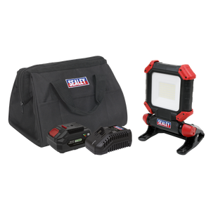 Sealey SV20 Series 15W Cordless SMD LED Worklight Kit 20V 4Ah CP20VCLKIT1